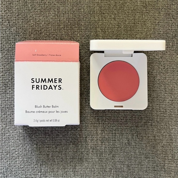 Summer Fridays Blush Butter Balm - Soft Strawberry - Picture 1 of 4
